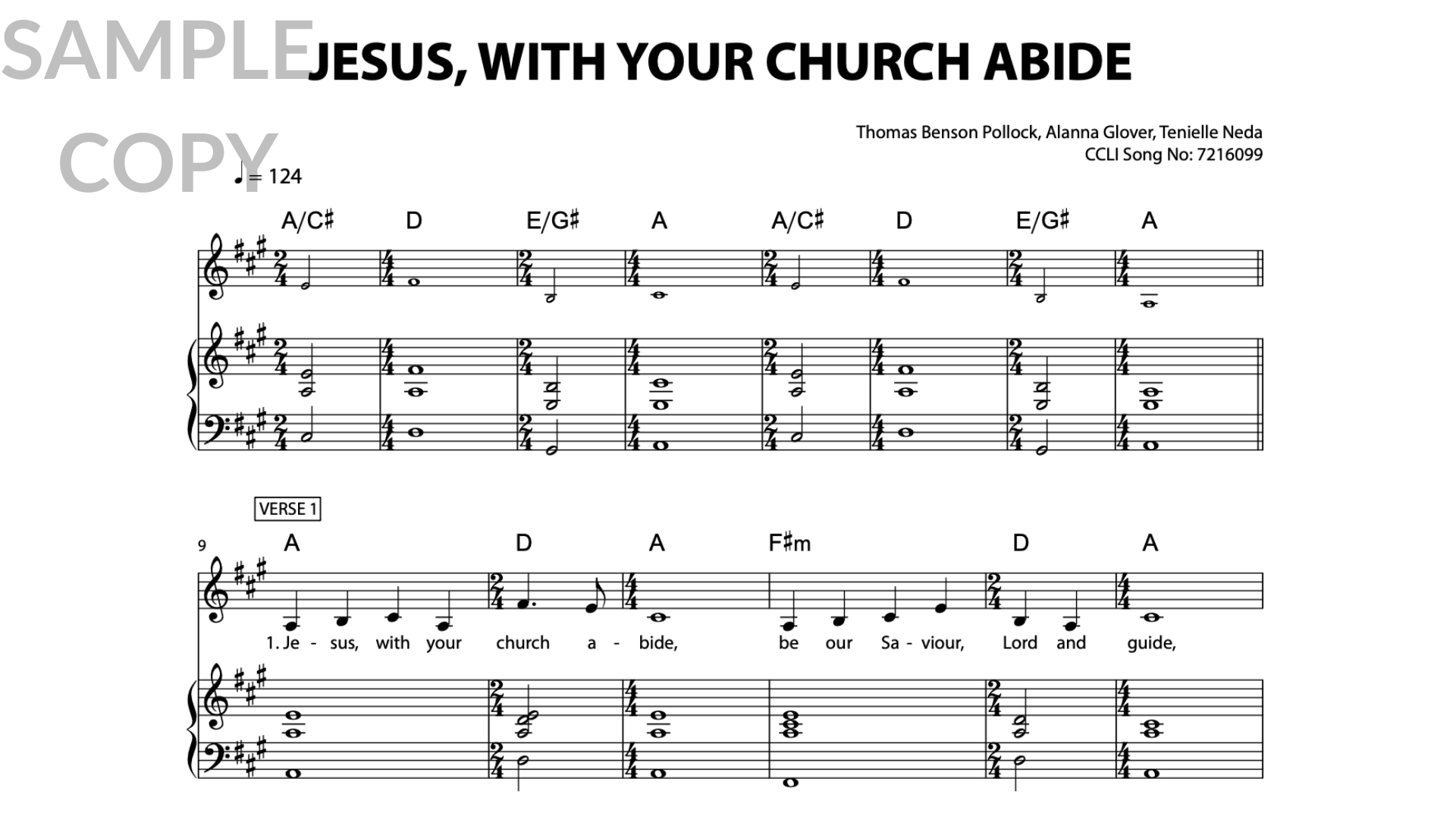 Jesus, With Your Church Abide