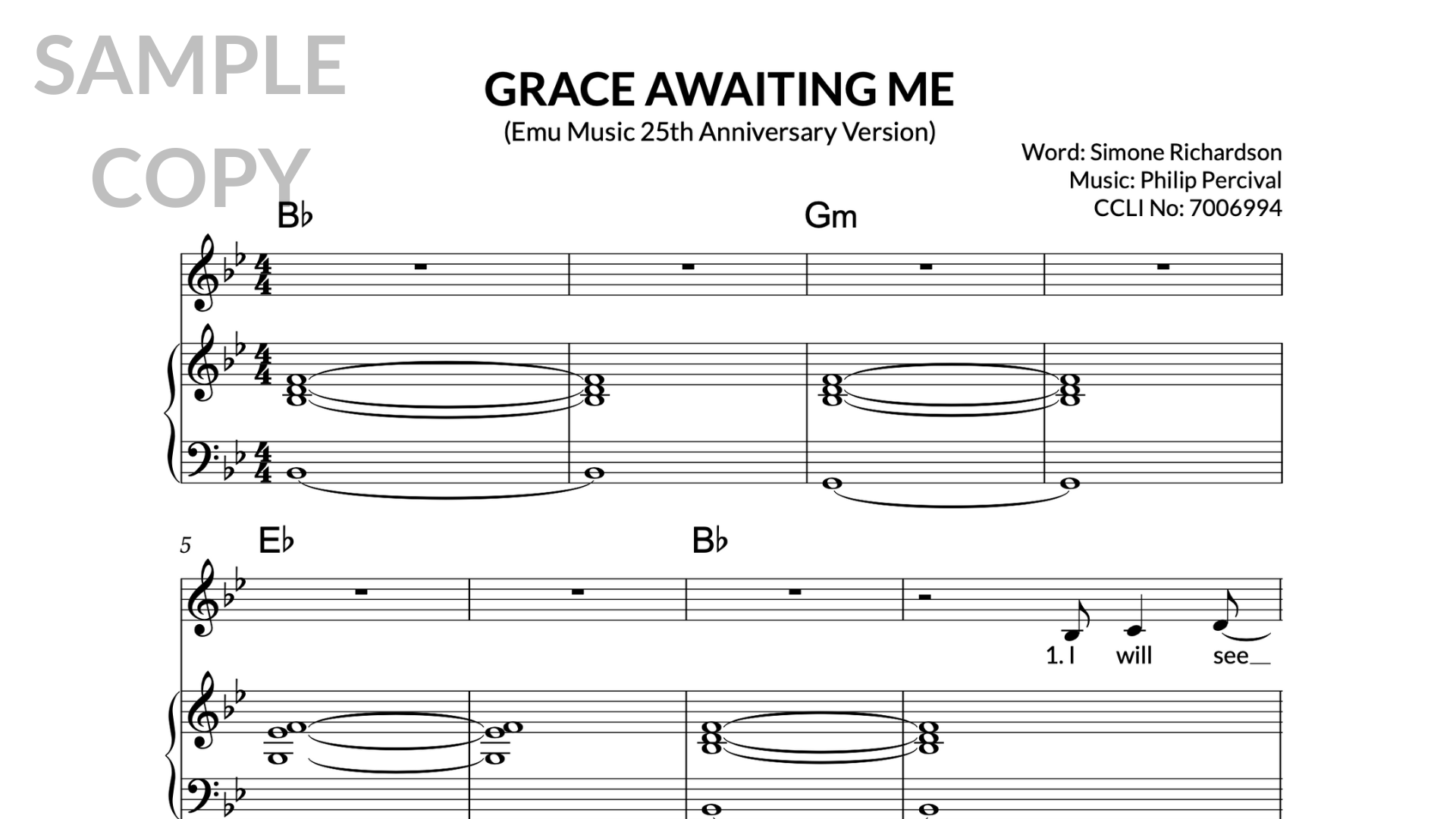 Grace Awaiting Me (25th Anniversary)