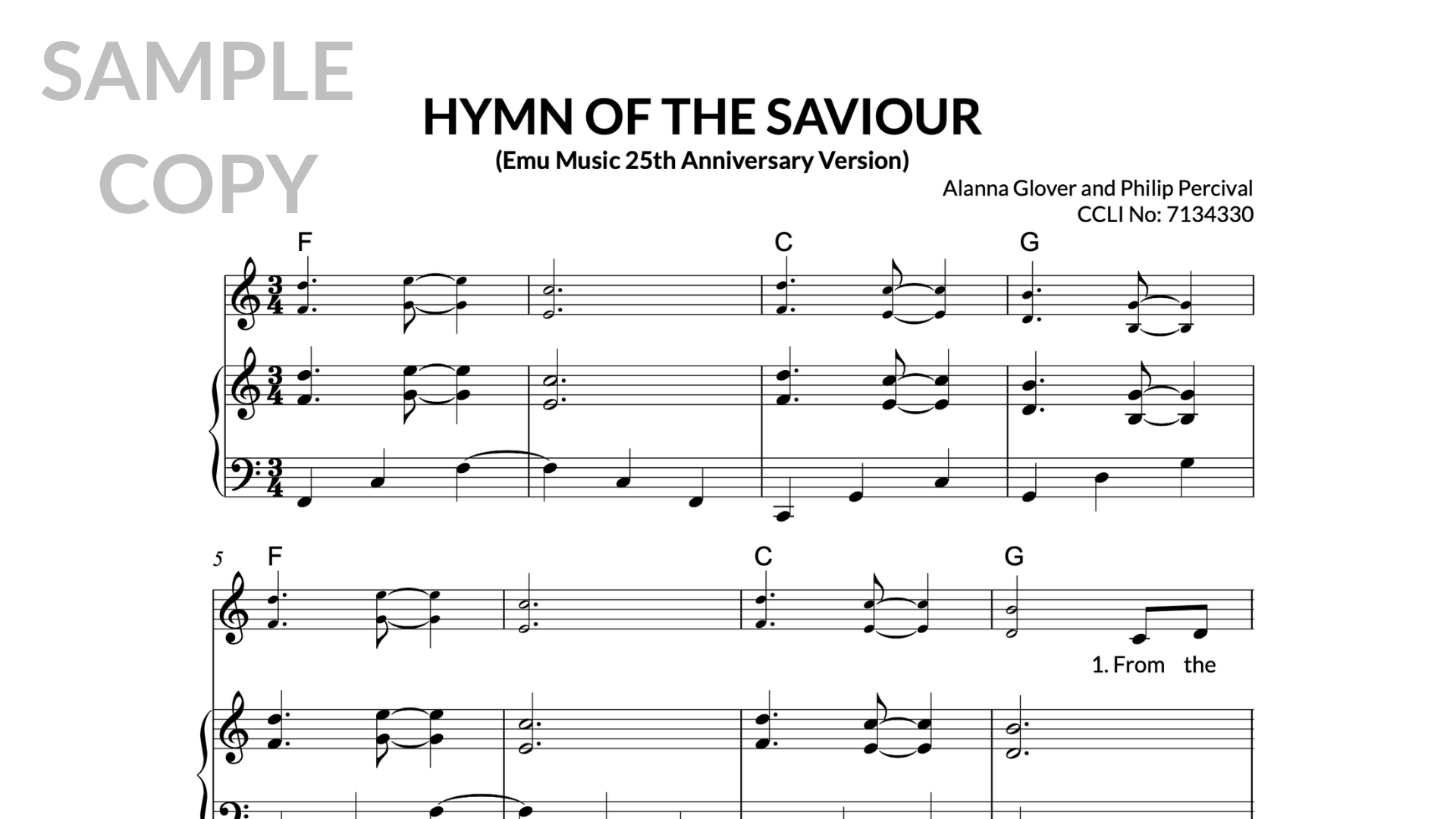 Hymn Of The Saviour - Acoustic (25th Anniversary)