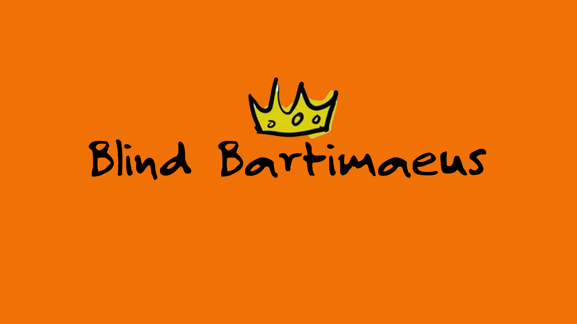 Blind Bartimaeus