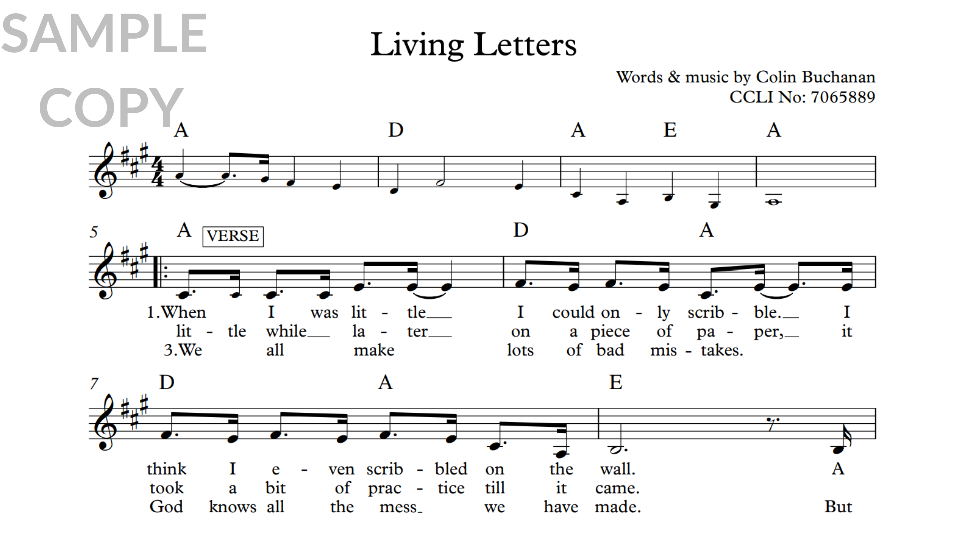 Living Letters