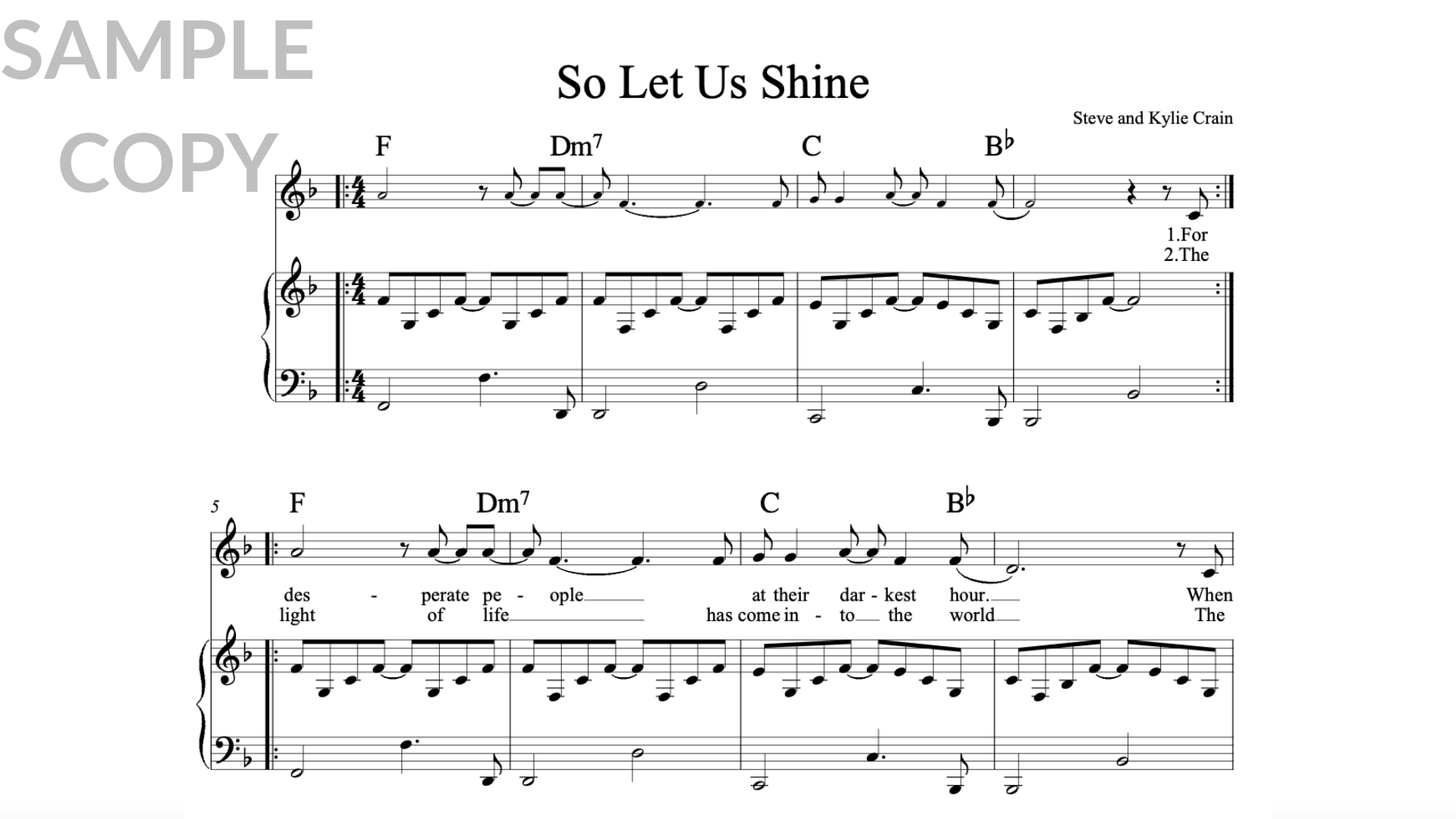 So Let Us Shine