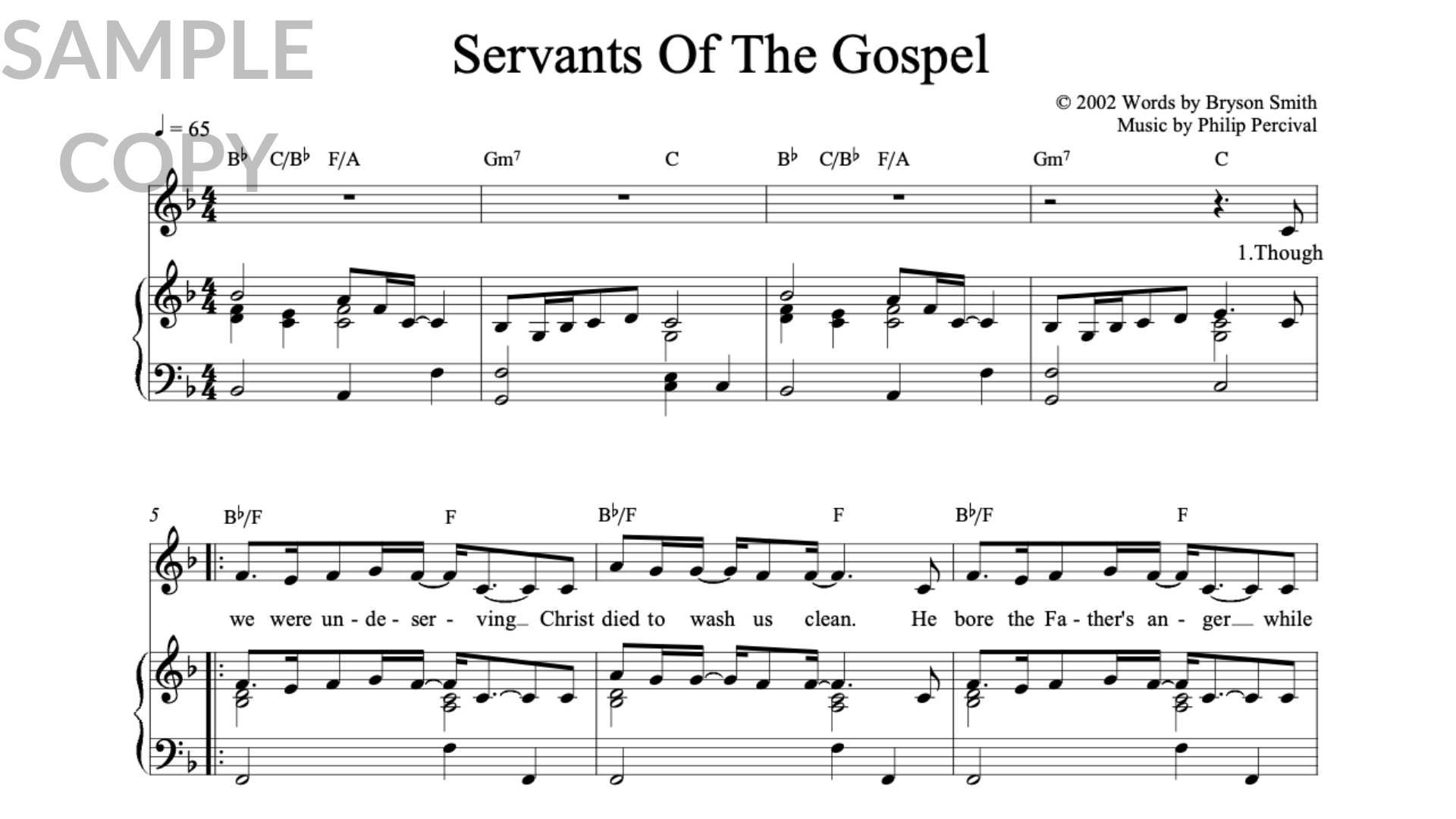 Servants Of The Gospel