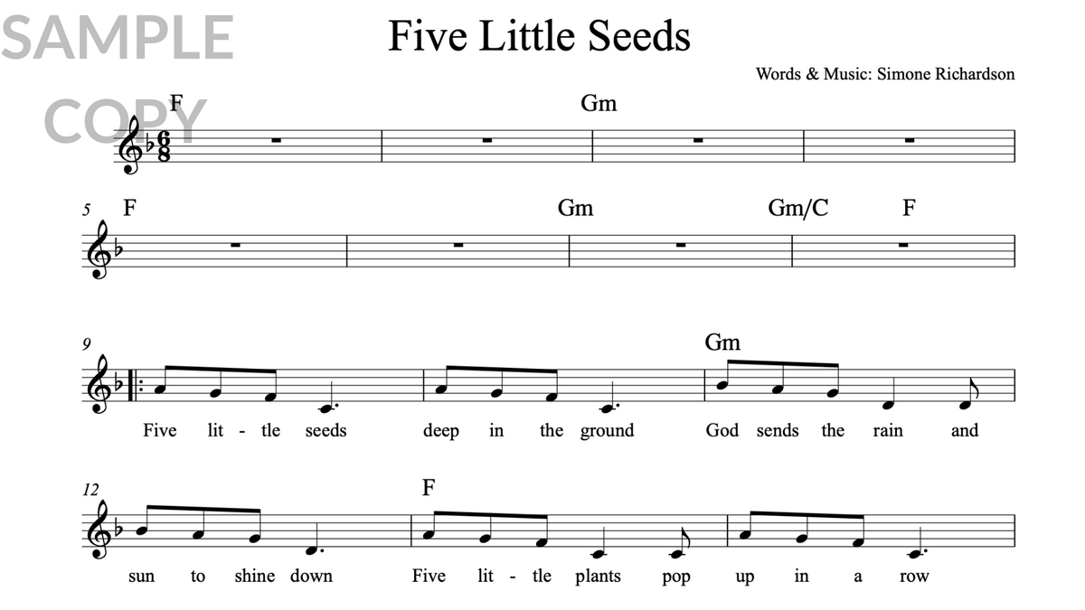 Five Little Seeds – Emu Music