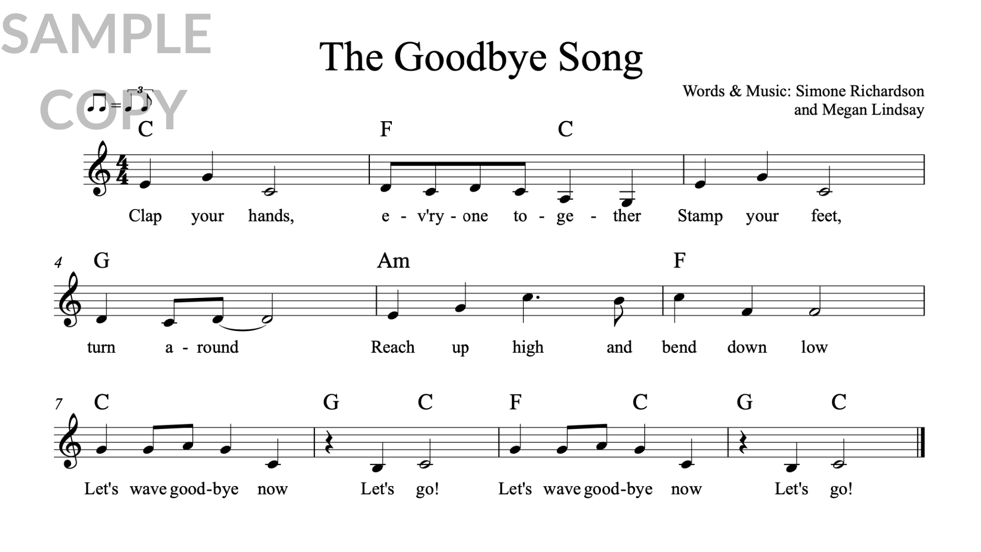 The Goodbye Song