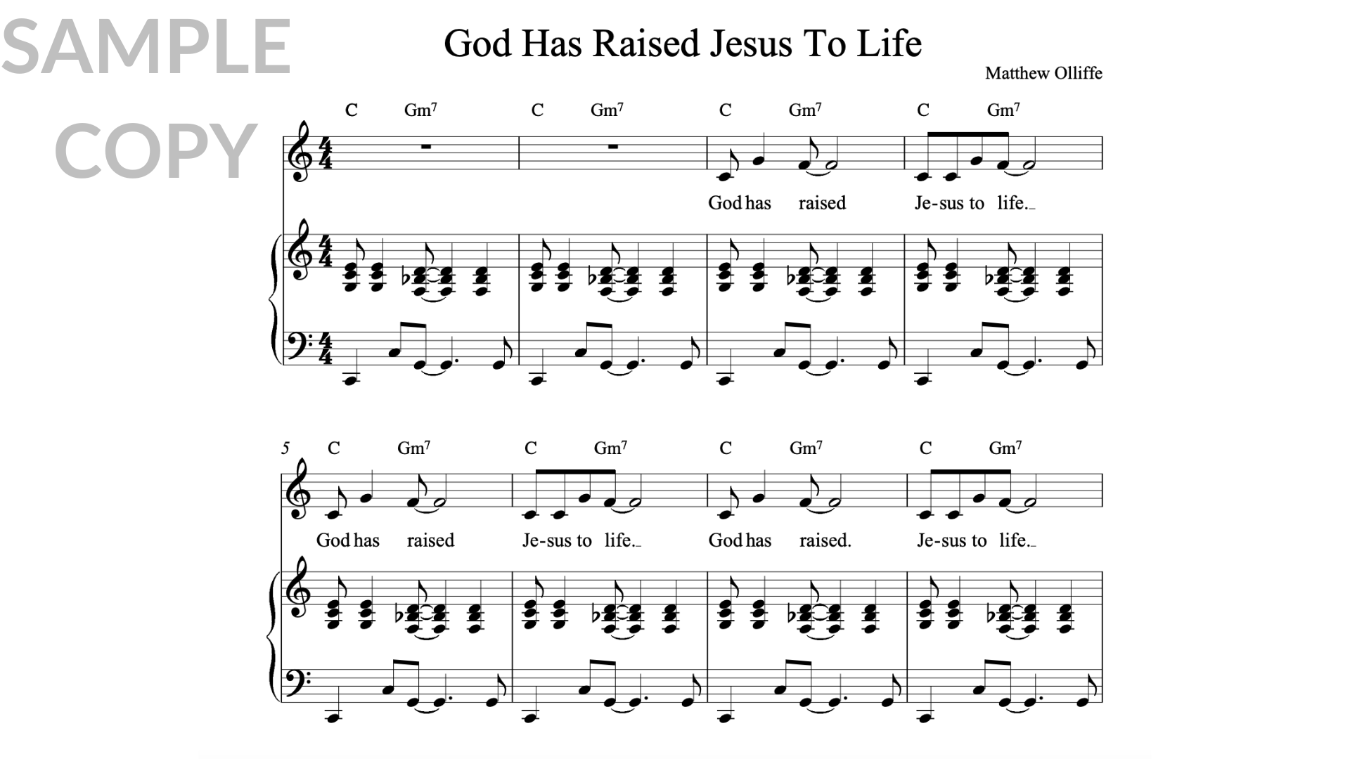 God Has Raised Jesus To Life
