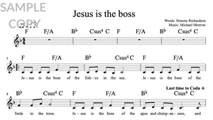 Jesus Is The Boss