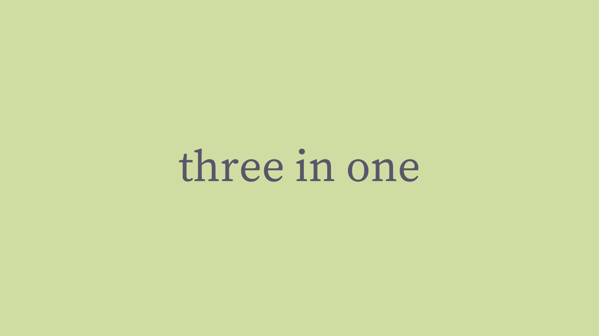 Three In One (2001)