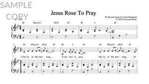 Jesus Rose To Pray