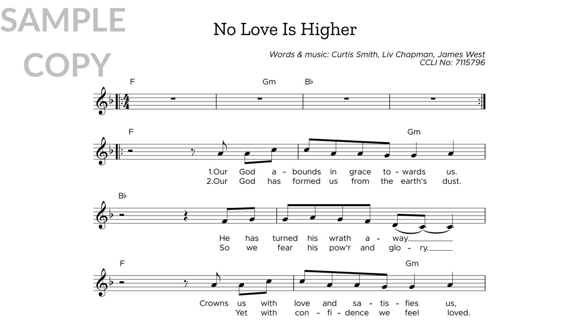 No Love Is Higher