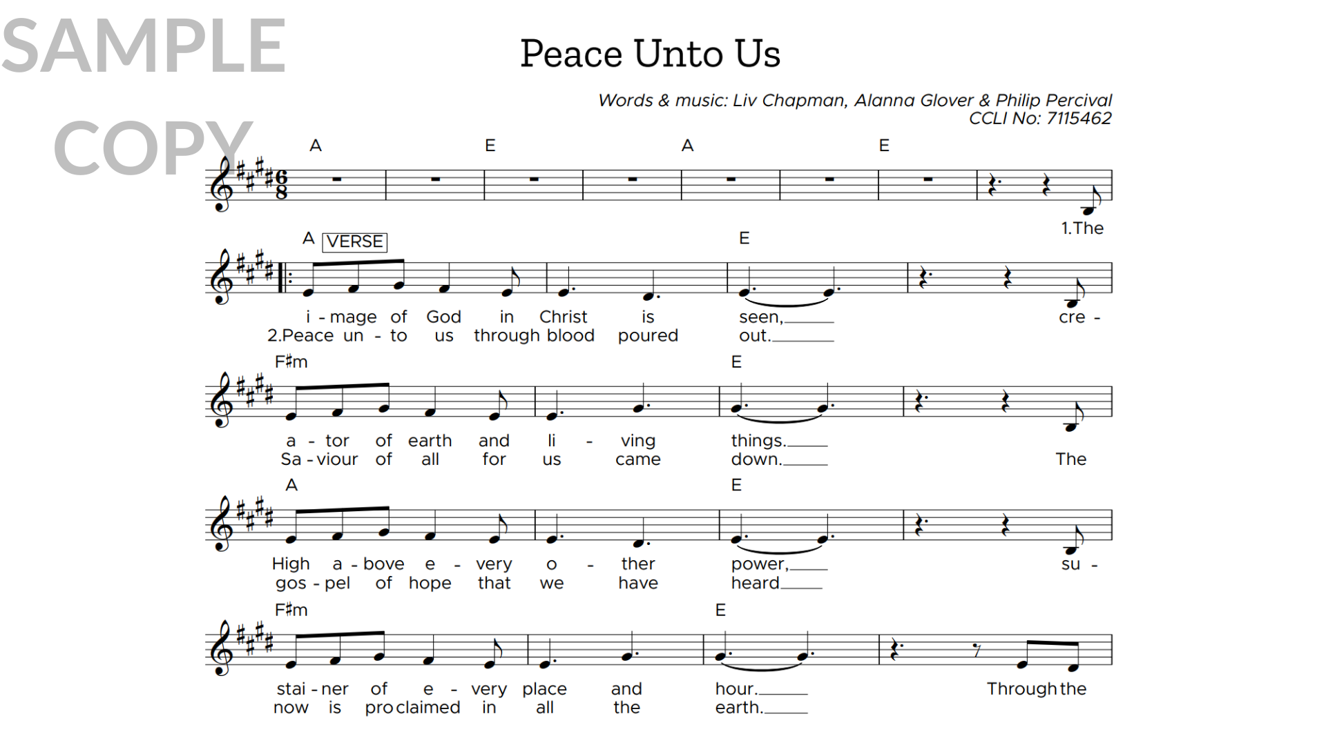 Peace Unto Us